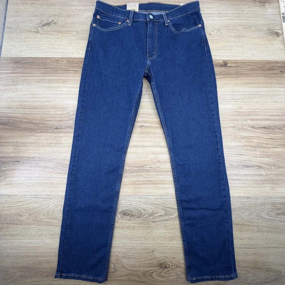 Levis 511 Slim Fit Jeans Slim Fit Stretch Jeans Blue Dark Wash 045113329 34x32